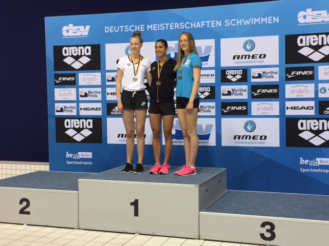 Überraschungsbronze für Lucie Kühn. (c)Foto:Anne-Katrin Neumann