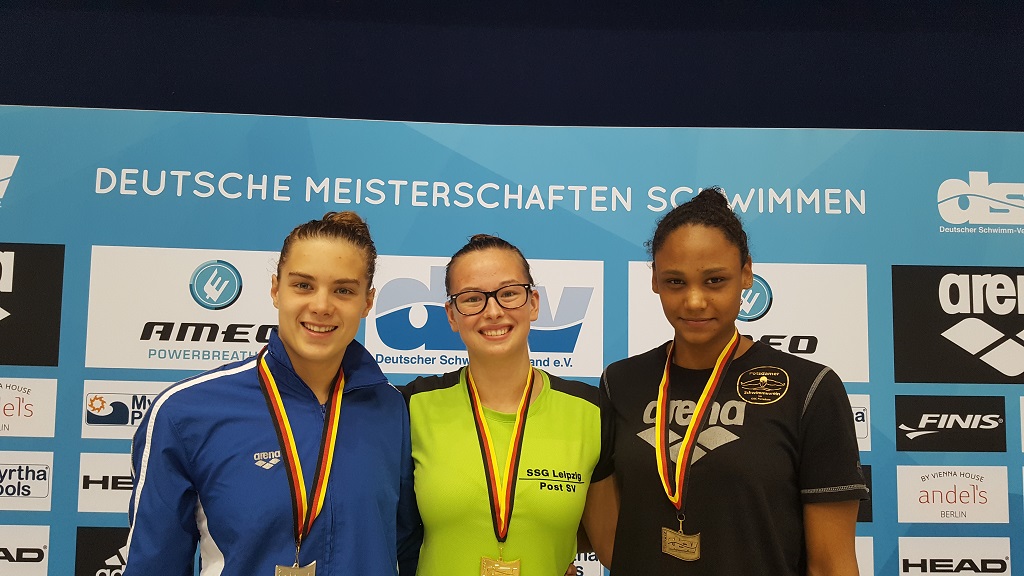 Gold über 200m Lagen für Louise Fuierer. (c)Foto:D.Franke