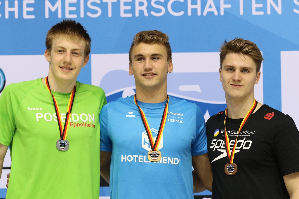 Michael Schäffner gewinnt auch in diesem Jahr die 100m Rücken. (c)Foto:Marcel Friedrich