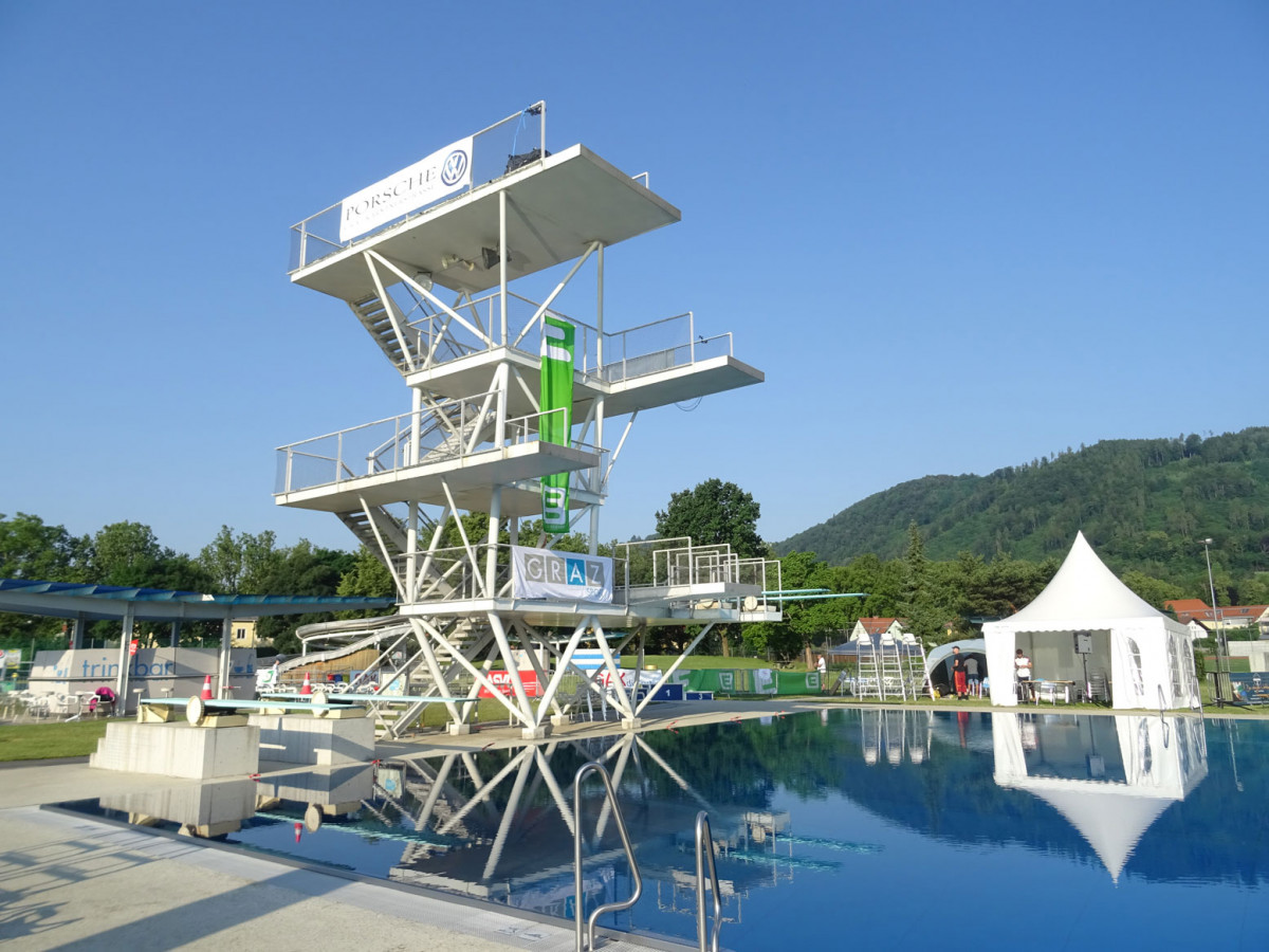 Sprungturm Grazer Auster (© Foto D. Schöne)
