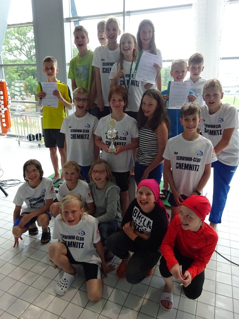 Sachsens beste Nachwuchsschwimmer kommen vom SC Chemnitz. (c)Foto:S.Uhlich
