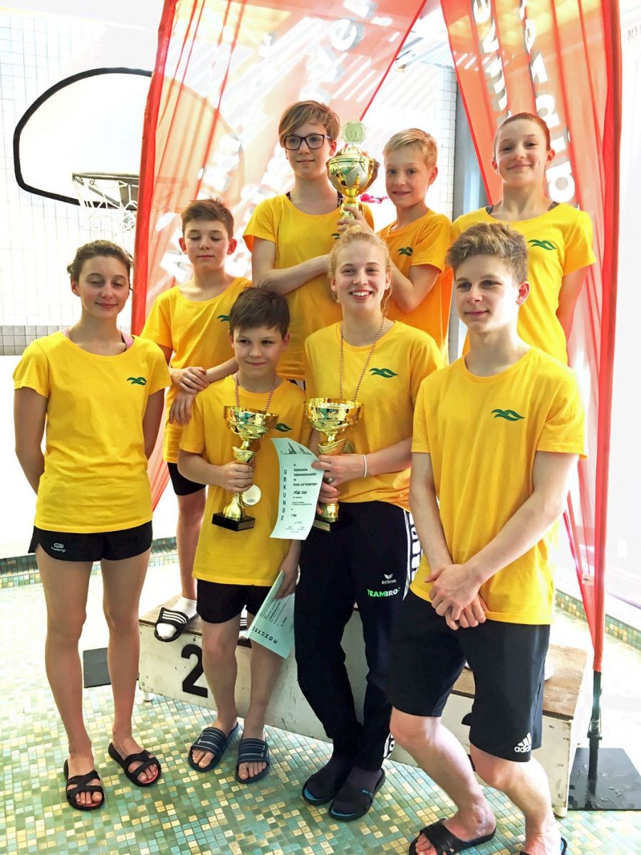 Mitglieder Sachsenteam Wasserspringen
