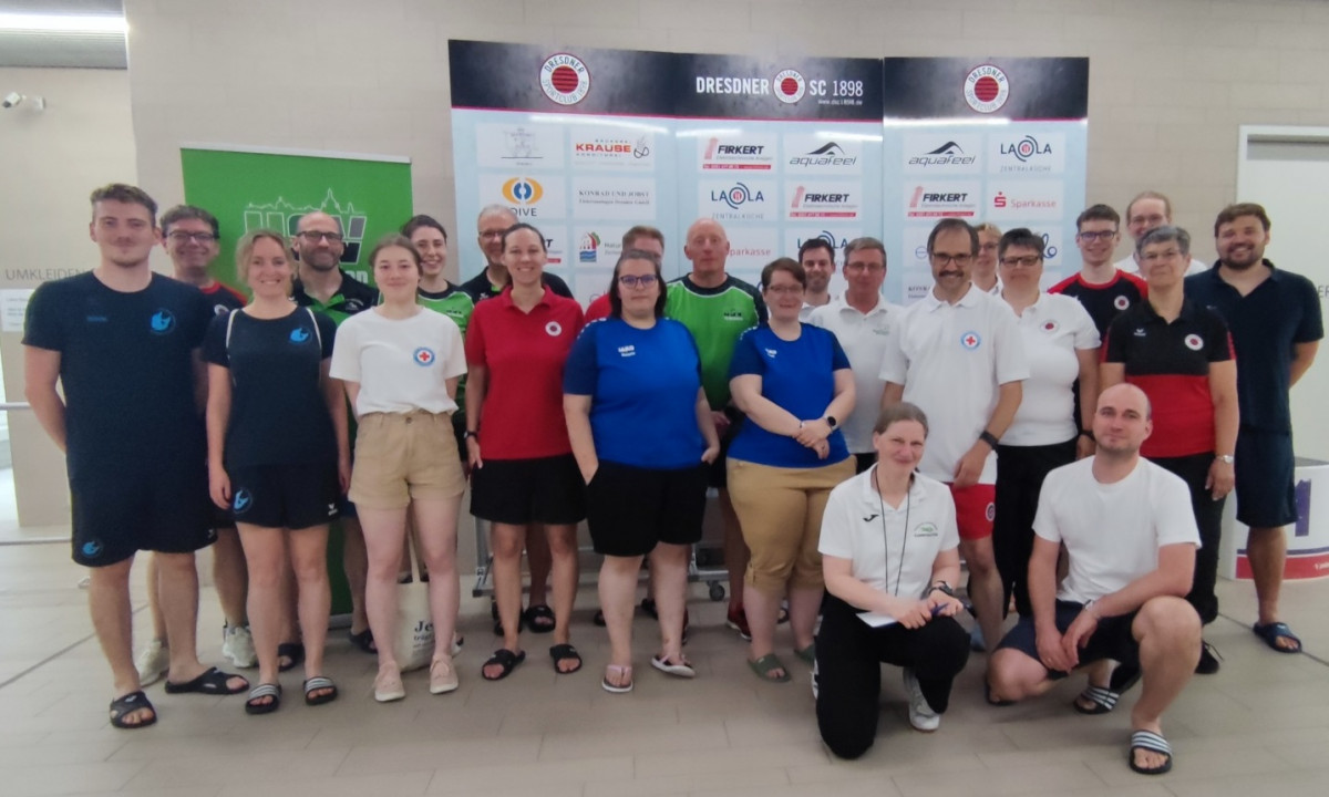 Das Helferteam in Dresden (Foto: Dirk Oehme)