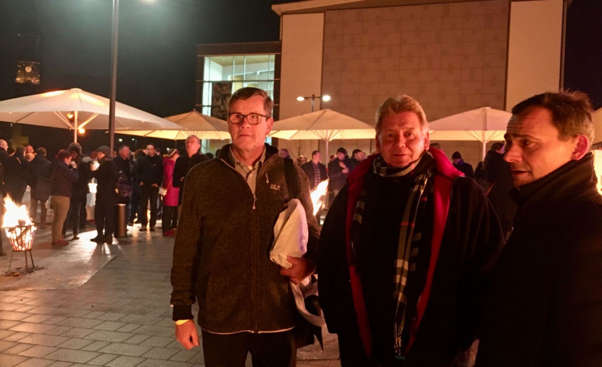 v.l. Präsident Dr. W. Sperling, Vizepräsident Sport Dr. S. Wegner, Schatzmeister R. Kawaschinski