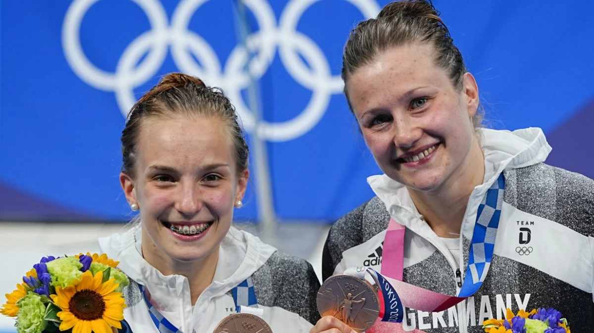 Lena Hentschel und Tina Punzel mit Bronze (© Foto K. Taubert)