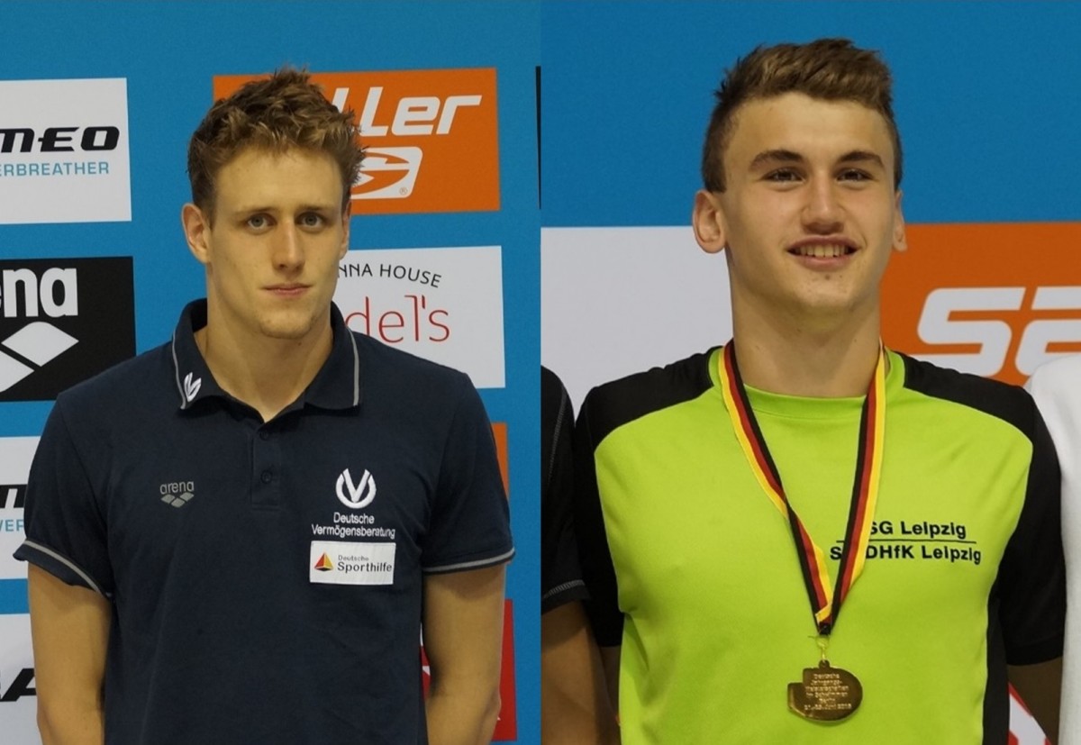 v.l.: Paulus Schön (SC Chemnitz), Michael Schäffner (SSG Leipzig / SC DHfK Leipzig). (c)Foto: SSV v.l.: Paulus Schön (SC Chemnitz), Michael Schäffner (SSG Leipzig / SC DHfK Leipzig). (c)Foto: SSV